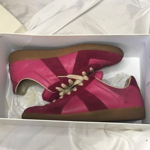 Mason margiela bouganville sneaker, pink mason margiela